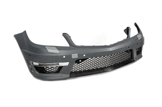 Front bumper 2011-2014 AMG C63 (full kit) for Mercedes C-class W204 2007-2015 - image 1