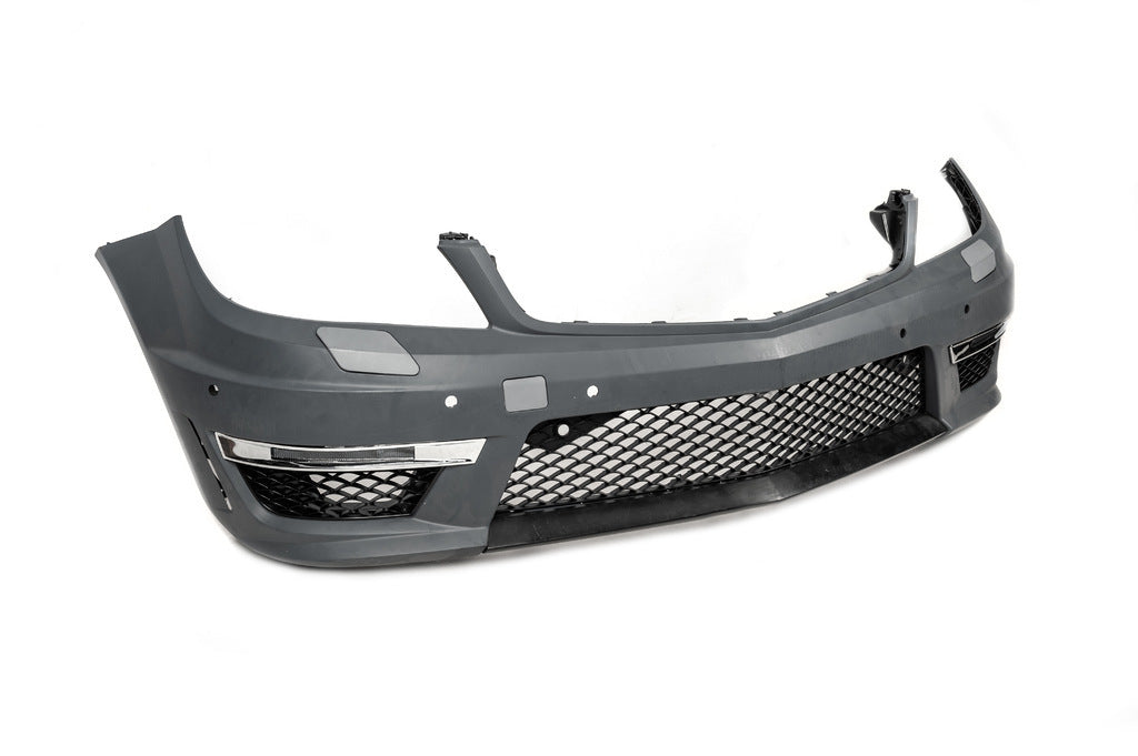Front bumper 2011-2014 AMG C63 (full kit) for Mercedes C-class W204 2007-2015 - image 1