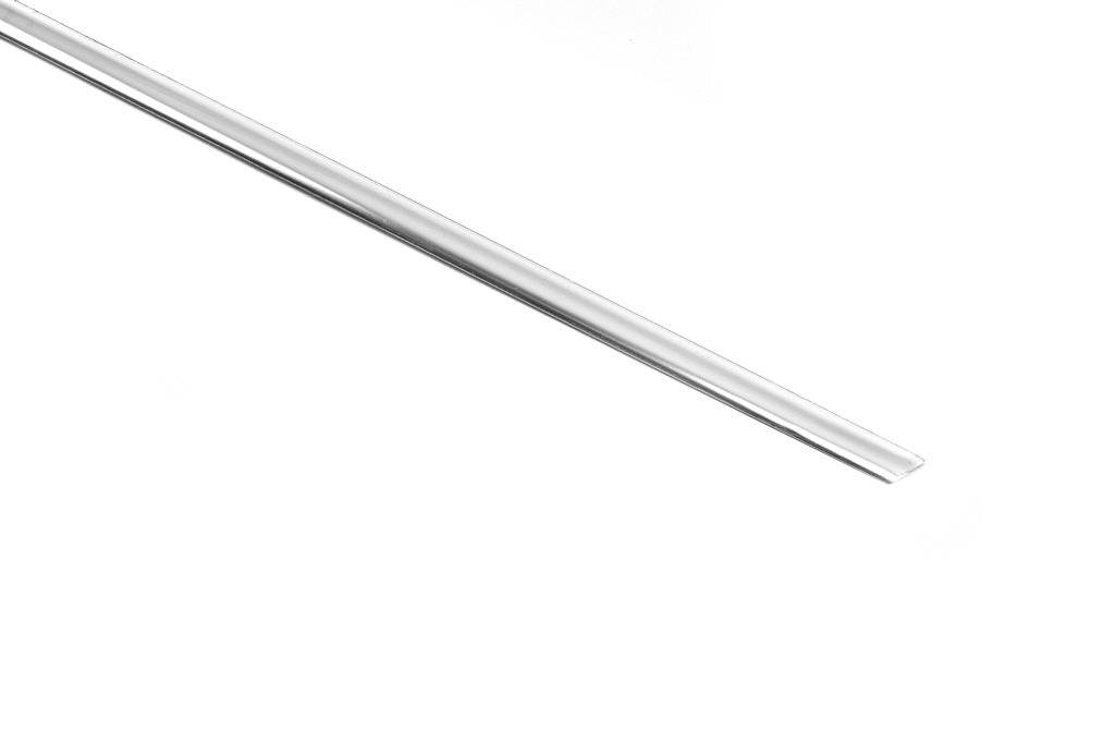 Bar above the number (2015-2018, sedan, stainless steel) for Audi A6 C7 2011-2017 - Reelken Auto