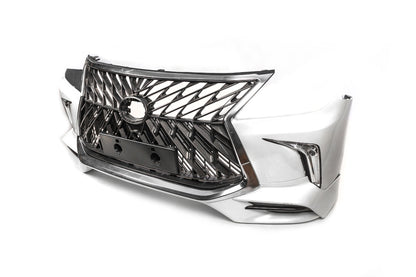 Front bumper for 2008-2015 facelift style (primed for painting) for Lexus LX570/450d 2008-2022 - image 4