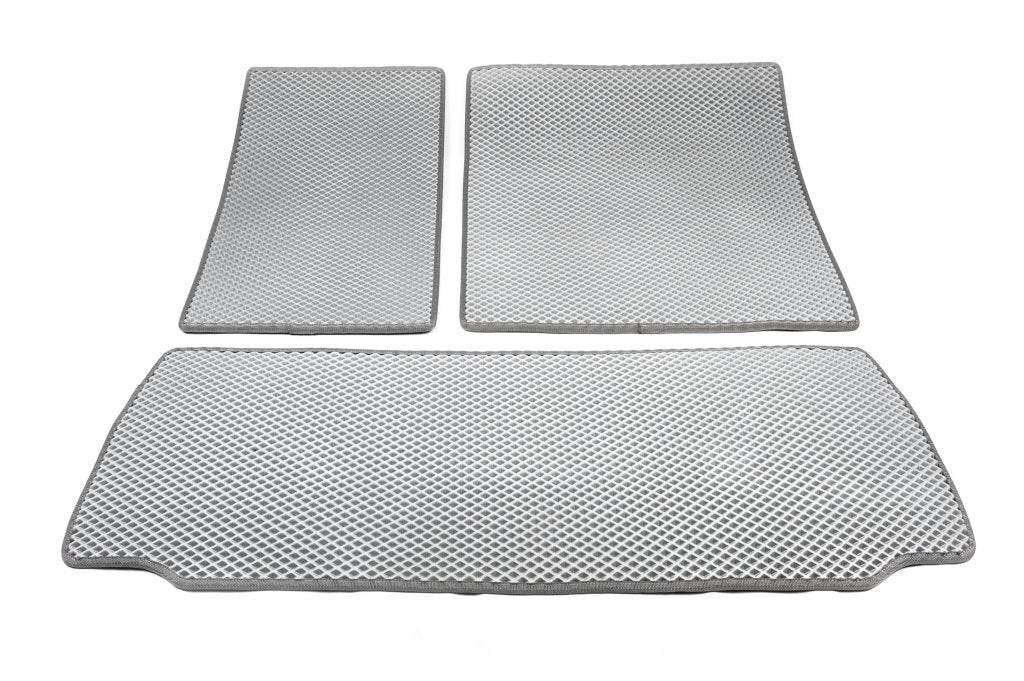 Trunk mats (EVA, gray) for Toyota Sequoia 2007-2022 - Reelken Auto