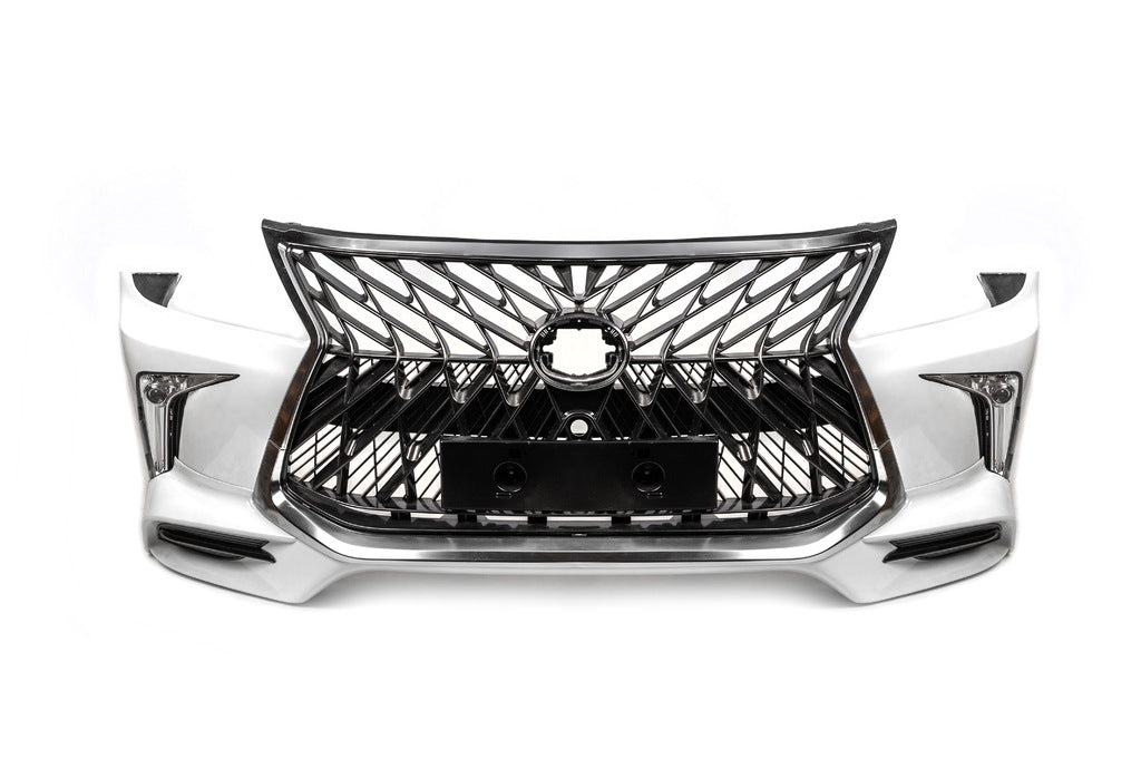 Front bumper for 2008-2015 facelift style (primed for painting) for Lexus LX570/450d 2008-2022 - image 3