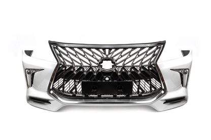 Front bumper for 2008-2015 facelift style (primed for painting) for Lexus LX570/450d 2008-2022 - image 3