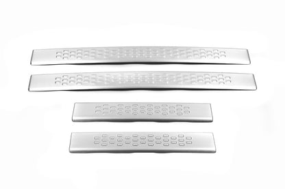 Door Sill Protectors Libao (4 pcs, Stainless Steel) for Geely Emgrand X7 2011- - image 2