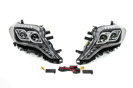 FullLED Headlights (2013-2017, Set of 2) for Toyota Land Cruiser Prado 150 2009-2023 - image 1