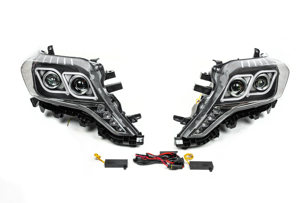 FullLED Headlights (2013-2017, Set of 2) for Toyota Land Cruiser Prado 150 2009-2023 - image 1