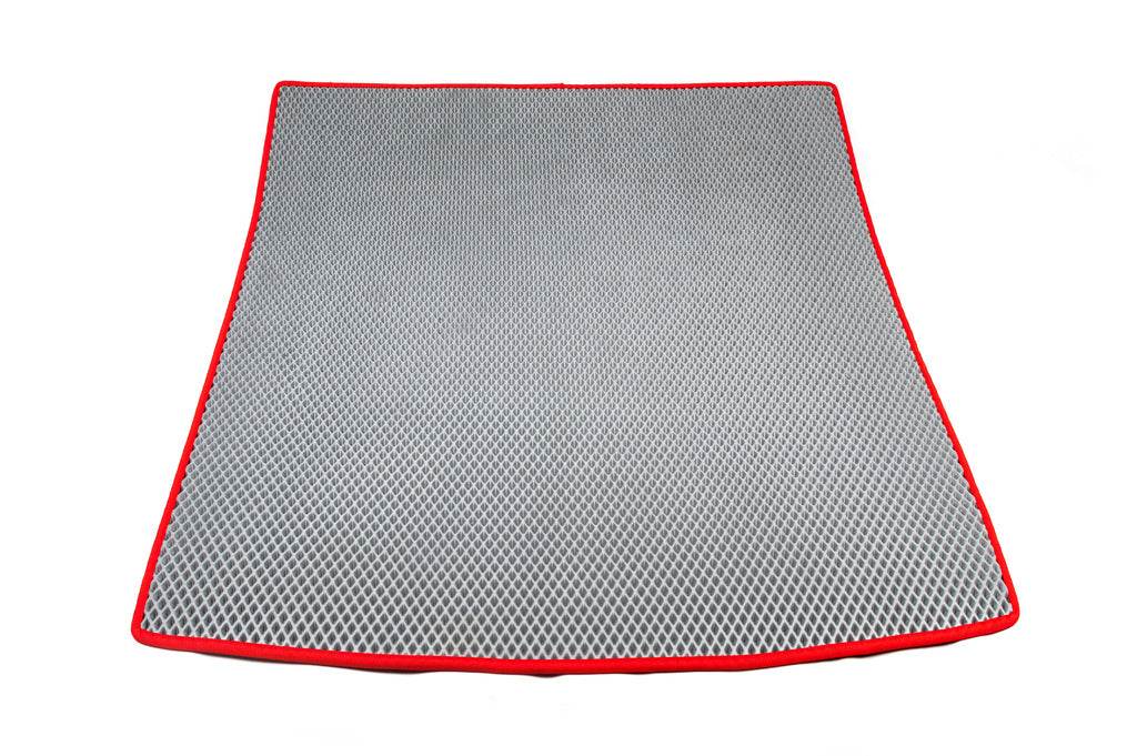 Trunk mat (EVA, gray) (5 places) for Audi Q7 2005-2015 - Reelken Auto