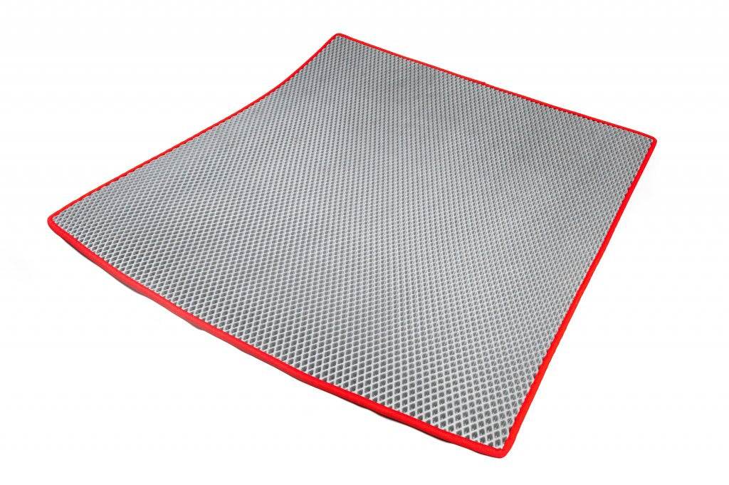 Trunk mat (EVA, gray) (5 places) for Audi Q7 2005-2015 - Reelken Auto