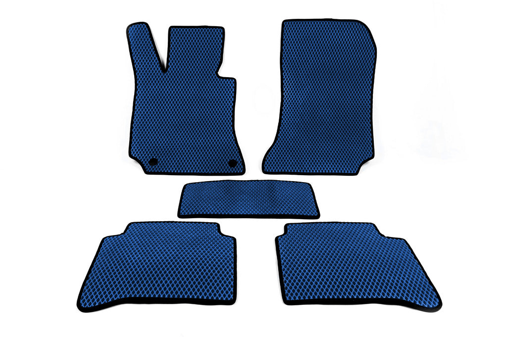 EVA Floor Mats (Blue) for Mercedes E-сlass W212 2009-2016 - image 1