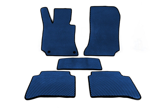 EVA Floor Mats (Blue) for Mercedes E-сlass W212 2009-2016 - image 1