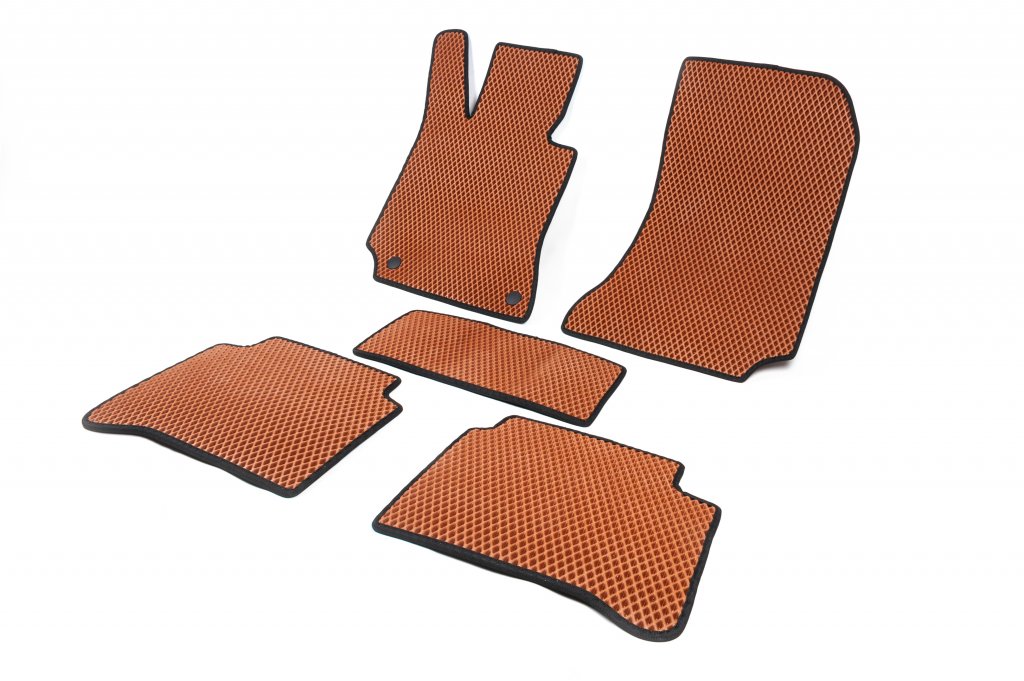 EVA Floor Mats (brick red) for Mercedes E-сlass W212 2009-2016 - image 1