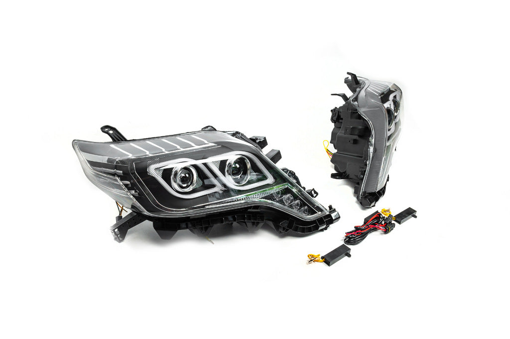 FullLED Headlights (2013-2017, Set of 2) for Toyota Land Cruiser Prado 150 2009-2023 - image 3