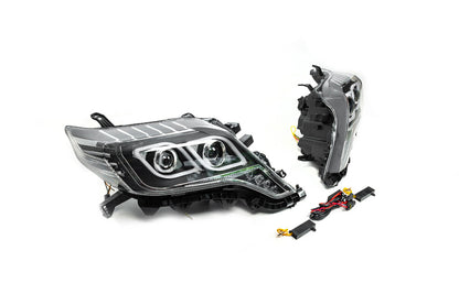 FullLED Headlights (2013-2017, Set of 2) for Toyota Land Cruiser Prado 150 2009-2023 - image 3
