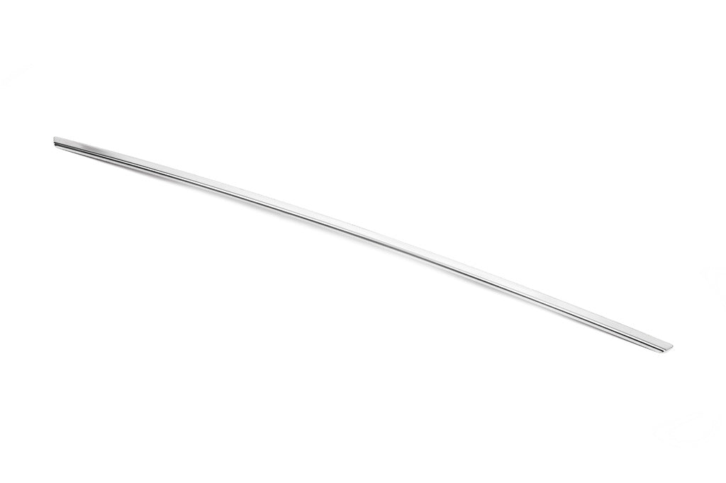 Narrow stainless steel trim above license plate for Ford Focus III 2011-2017 - image 3