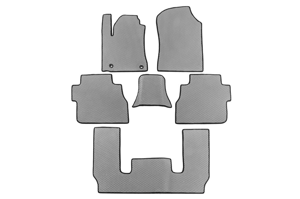 Polyurethane Floor Mats 3 Rows (EVA, Gray) for Toyota Sequoia 2007-2022 - image 22