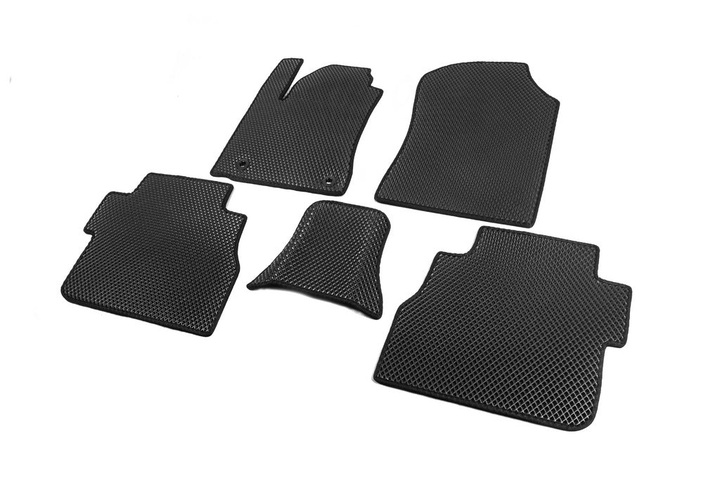 Polyurethane Floor Mats 3 Rows (EVA, Black) for Toyota Sequoia 2007-2022 - image 24