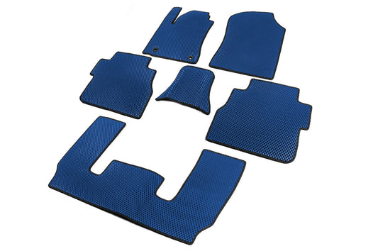 EVA Floor Mats 3 Rows (Blue) for Toyota Sequoia 2007-2022 - image 2