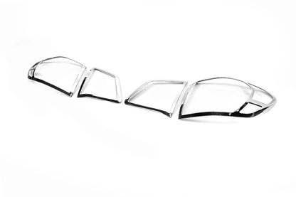 Chrome Tail Light Covers Libao (2 pcs, plastic) for GreatWall Haval H6 2011- - image 3