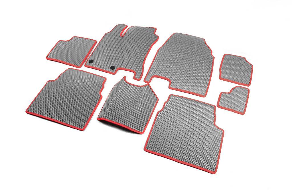 Mats for +2 (3 rows, EVA, gray) for Nissan Qashqai 2010-2014 - Reelken Auto