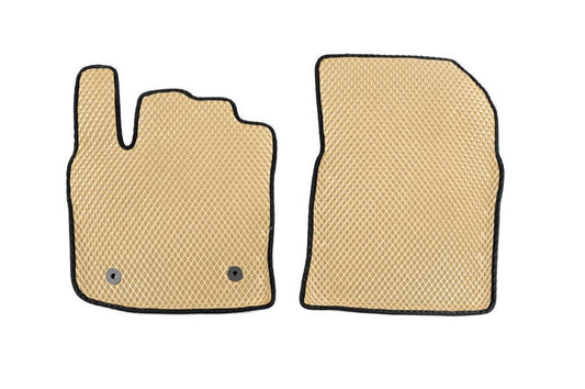 Front mats (EVA, Beige) for Dacia Lodgy 2012-2022 - Reelken Auto