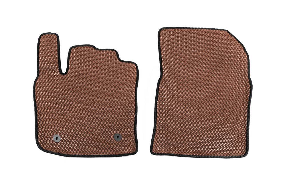 Front mats (EVA, Brown) for Dacia Lodgy 2012-2022 - Reelken Auto