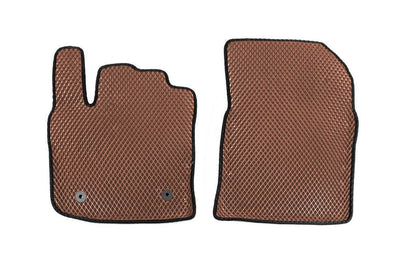 Front mats (EVA, Brown) for Dacia Lodgy 2012-2022 - Reelken Auto