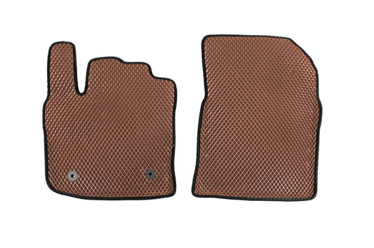 Front mats (EVA, Brown) for Dacia Dokker 2013-2022 - Reelken Auto