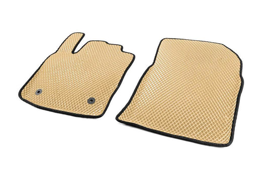Front mats (EVA, Beige) for Dacia Dokker 2013-2022 - Reelken Auto