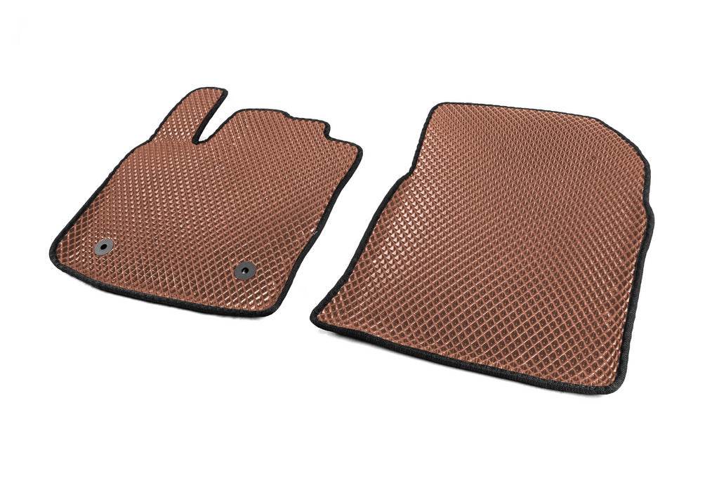 Front mats (EVA, Brown) for Dacia Lodgy 2012-2022 - Reelken Auto