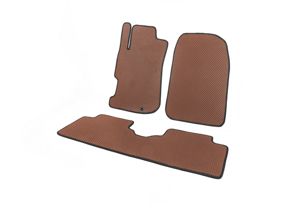 EVA Floor Mats (Brown) for Honda Civic Sedan VII 2001-2006 - image 2