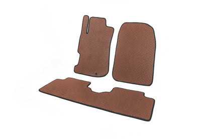 EVA Floor Mats (Brown) for Honda Civic Sedan VII 2001-2006 - image 2