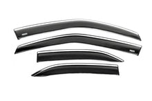 Window deflectors with chrome trim (4 pcs, Niken) for Toyota Yaris/Yaris Cross (XP210) 2020- - image 2