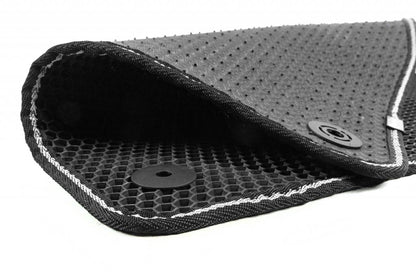 Rubber floor mats Carsuit (2015-2018, black) for Renault Kadjar 2015-2022 - image 3