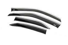 Window deflectors with chrome trim (4 pcs, Niken) for Toyota Yaris/Yaris Cross (XP210) 2020- - image 1