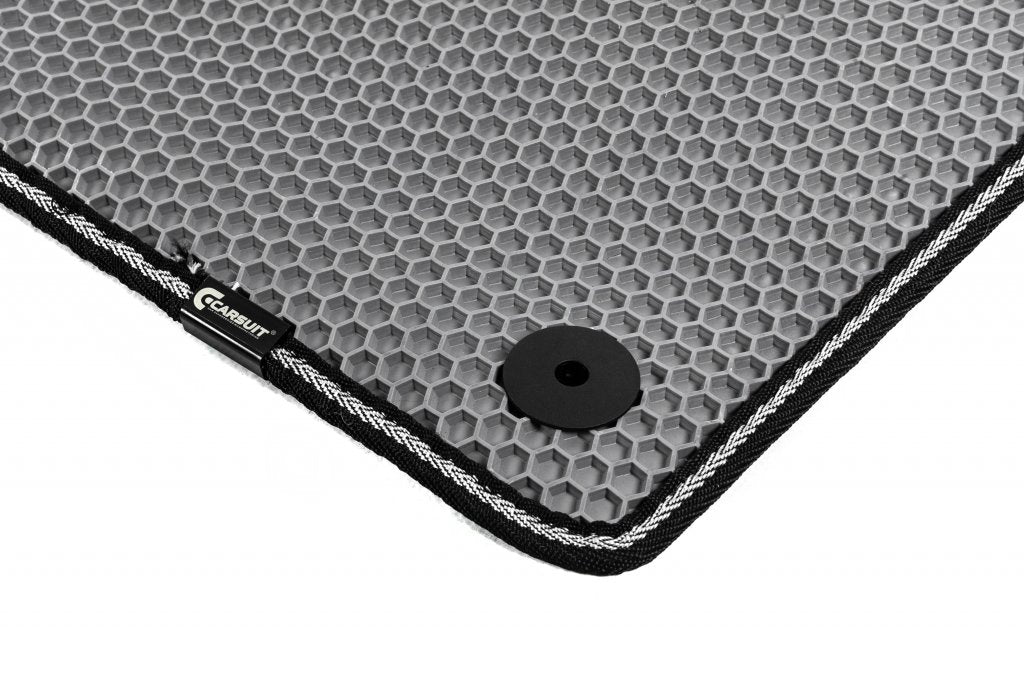 Rubber Floor Mats Carsuit (Gray) Front for Renault Kangoo 2008-2020 - image 3