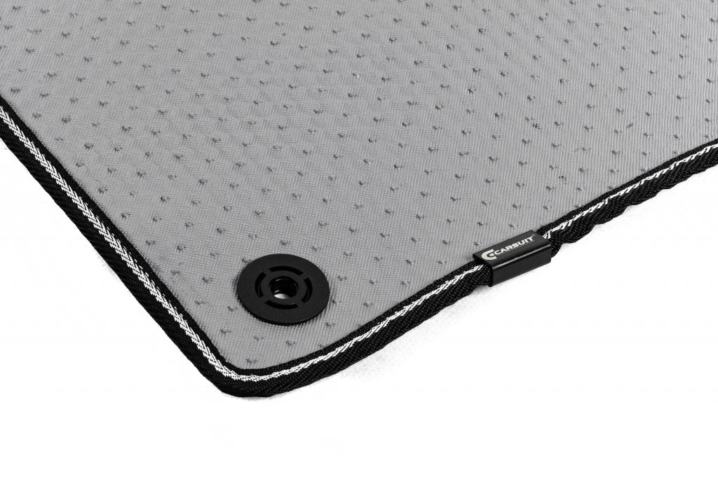 Rubber Floor Mats Carsuit (Gray) Front (2 pcs) for Citroen Berlingo 2008-2018 - image 4