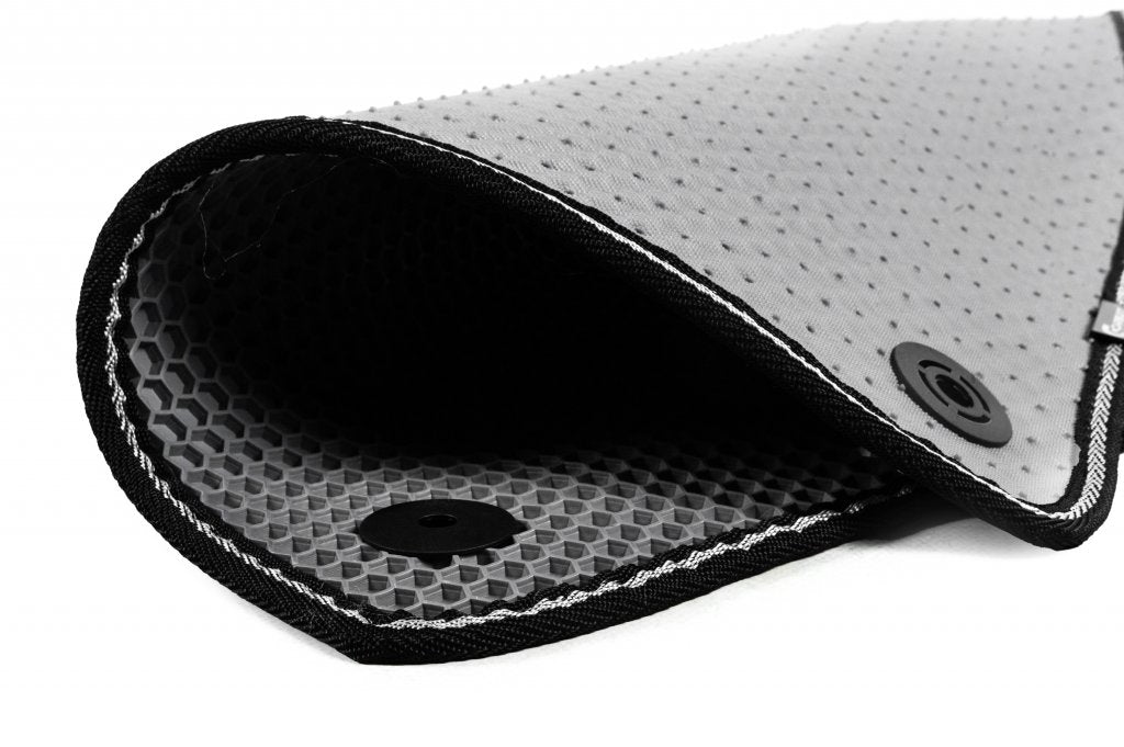 Rubber Floor Mats Carsuit (Gray) for Volkswagen Jetta 2011-2018 - image 5