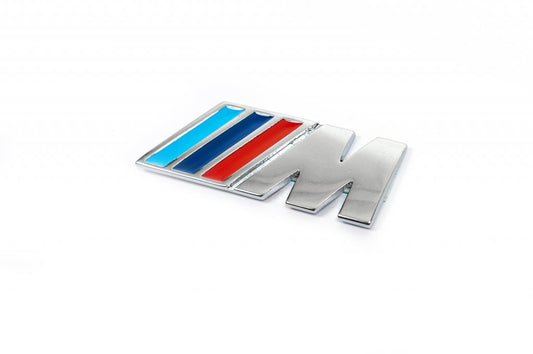 Badge M 80mm x 30mm (stainless steel) for BMW 3 Series E30 1982-1994 - image 2