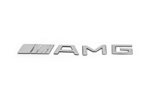 AMG nameplate (20 cm, stainless steel) for Mercedes - Reelken Auto