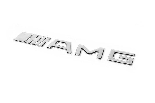 AMG nameplate (20 cm, stainless steel) for Mercedes - Reelken Auto