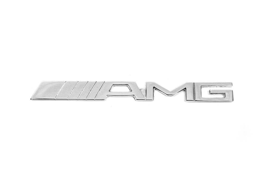 AMG nameplate (15 cm, stainless steel) for Mercedes - Reelken Auto