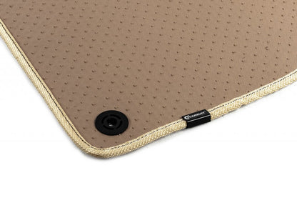 Rubber floor mats Carsuit (SD, beige) for BYD F3 2013-2015 - image 4