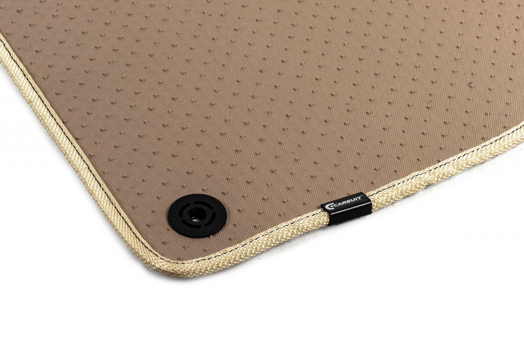 Rubber Floor Mats Carsuit (Beige) for Renault Trafic 2015- - image 2