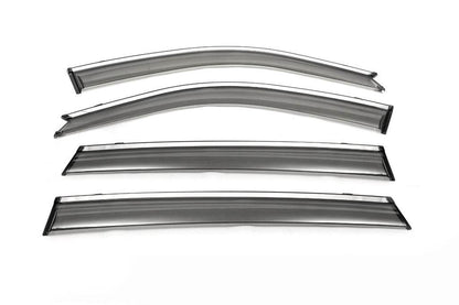 Wind deflectors (4 pcs, Libao) for Lifan X60 - Reelken Auto