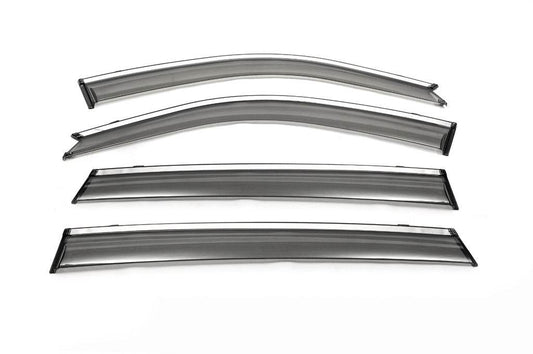 Wind deflectors (4 pcs, Libao) for Lifan X60 - Reelken Auto