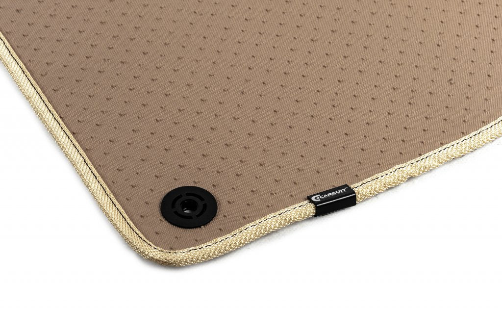 Rubber Floor Mats Carsuit (Beige) for Citroen Jumper 1995-2006 - image 3