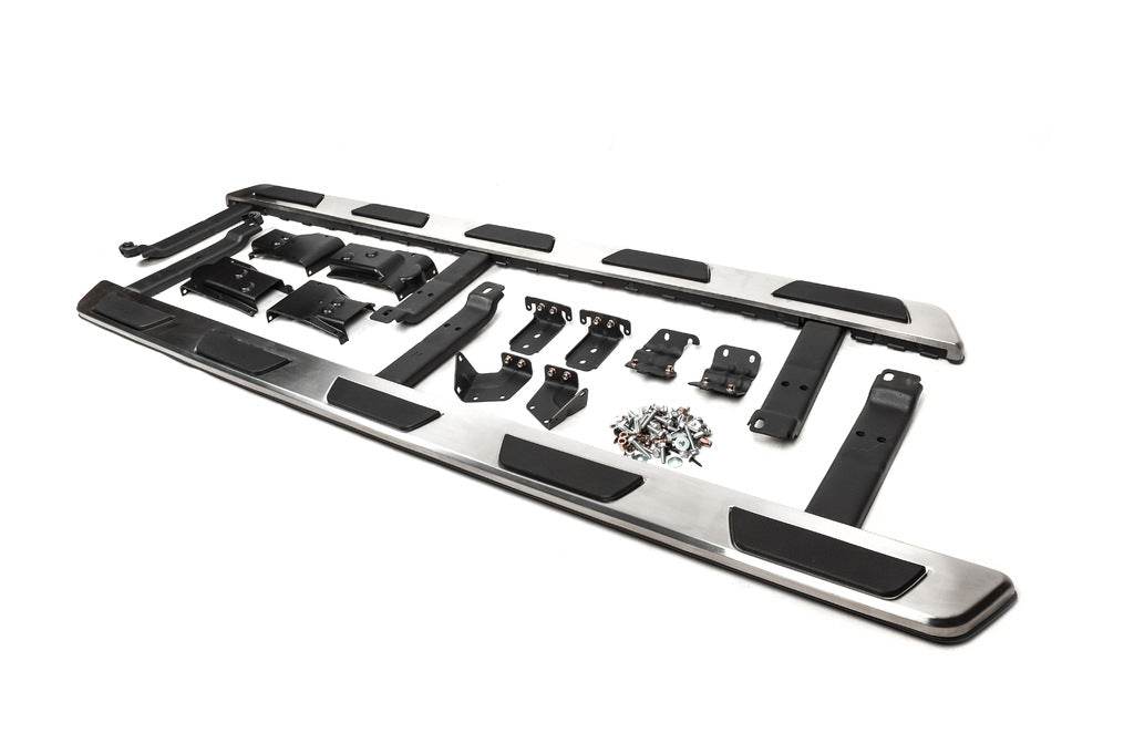 Side steps OEM (2 pieces, aluminum) for Audi Q7 2005-2015 - Reelken Auto