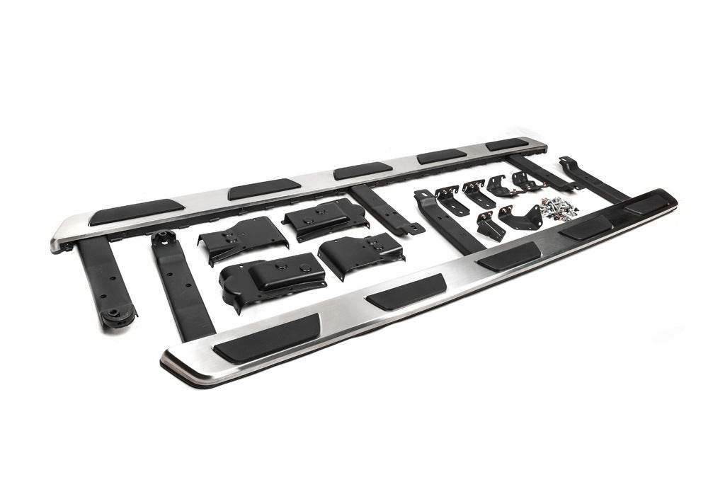 Side steps OEM (2 pieces, aluminum) for Audi Q7 2005-2015 - Reelken Auto