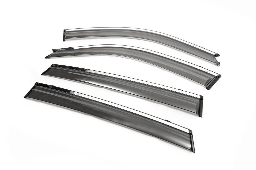 Wind deflectors (4 pcs, Libao) for Lifan X60 - Reelken Auto