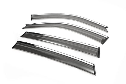 Wind deflectors (4 pcs, Libao) for Lifan X60 - Reelken Auto